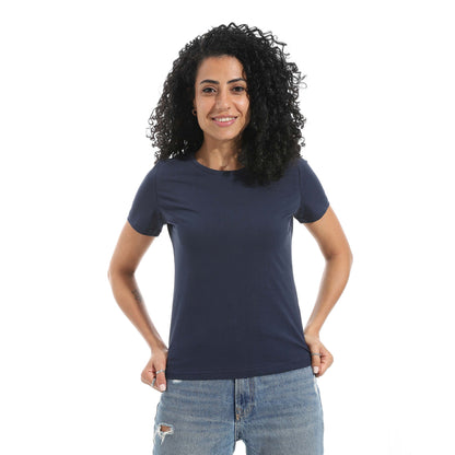 Half Sleeve Wide Neck Top