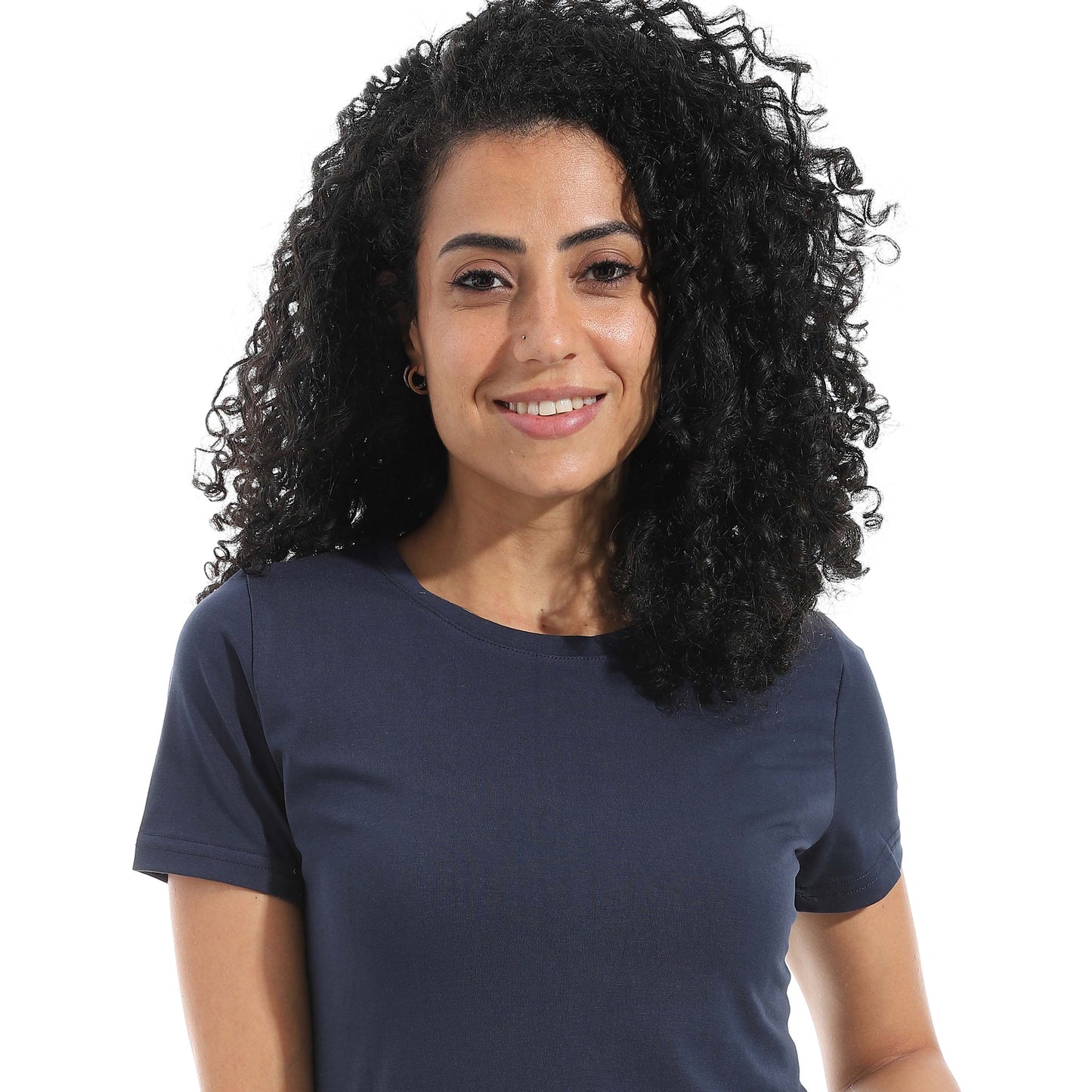 Half Sleeve Wide Neck Top