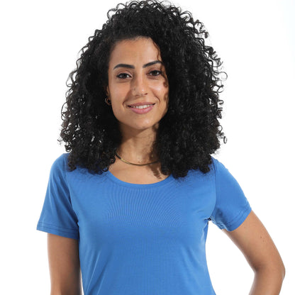 Half Sleeve Wide Neck Top