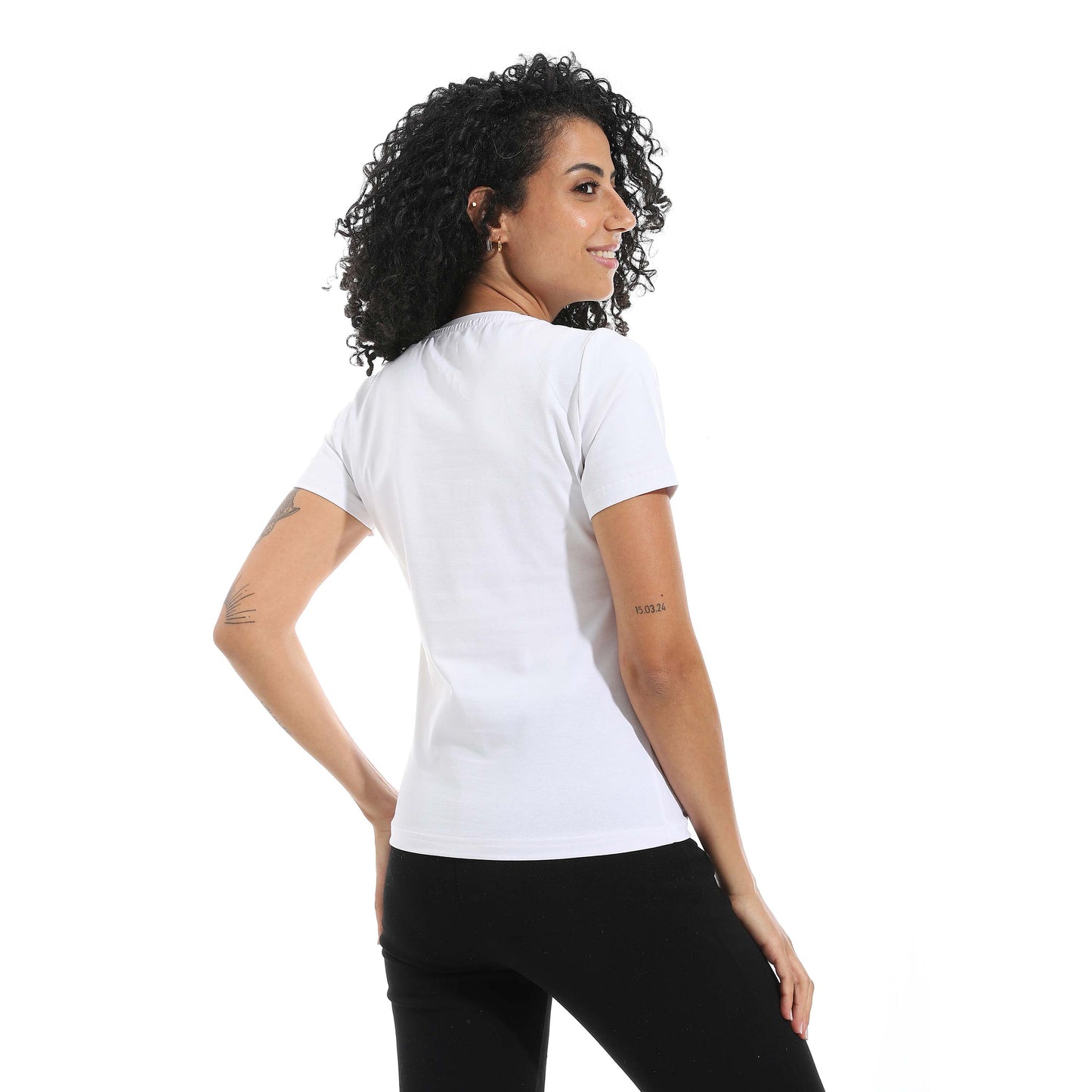 Half Sleeve Wide Neck Top