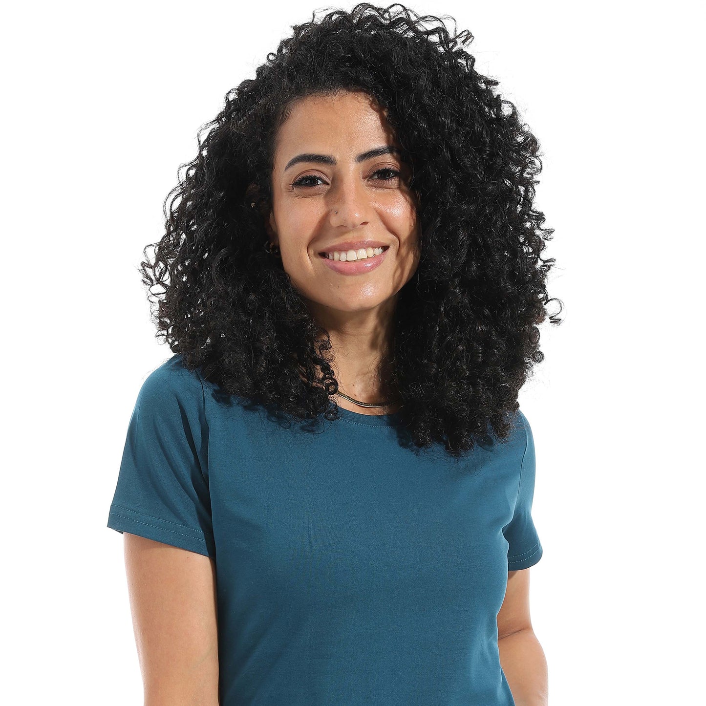 Half Sleeve Crew Neck Top