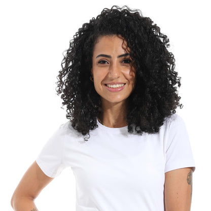 Half Sleeve Crew Neck Top