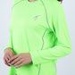 Lime Green Slim Long Sleeve Sports Top