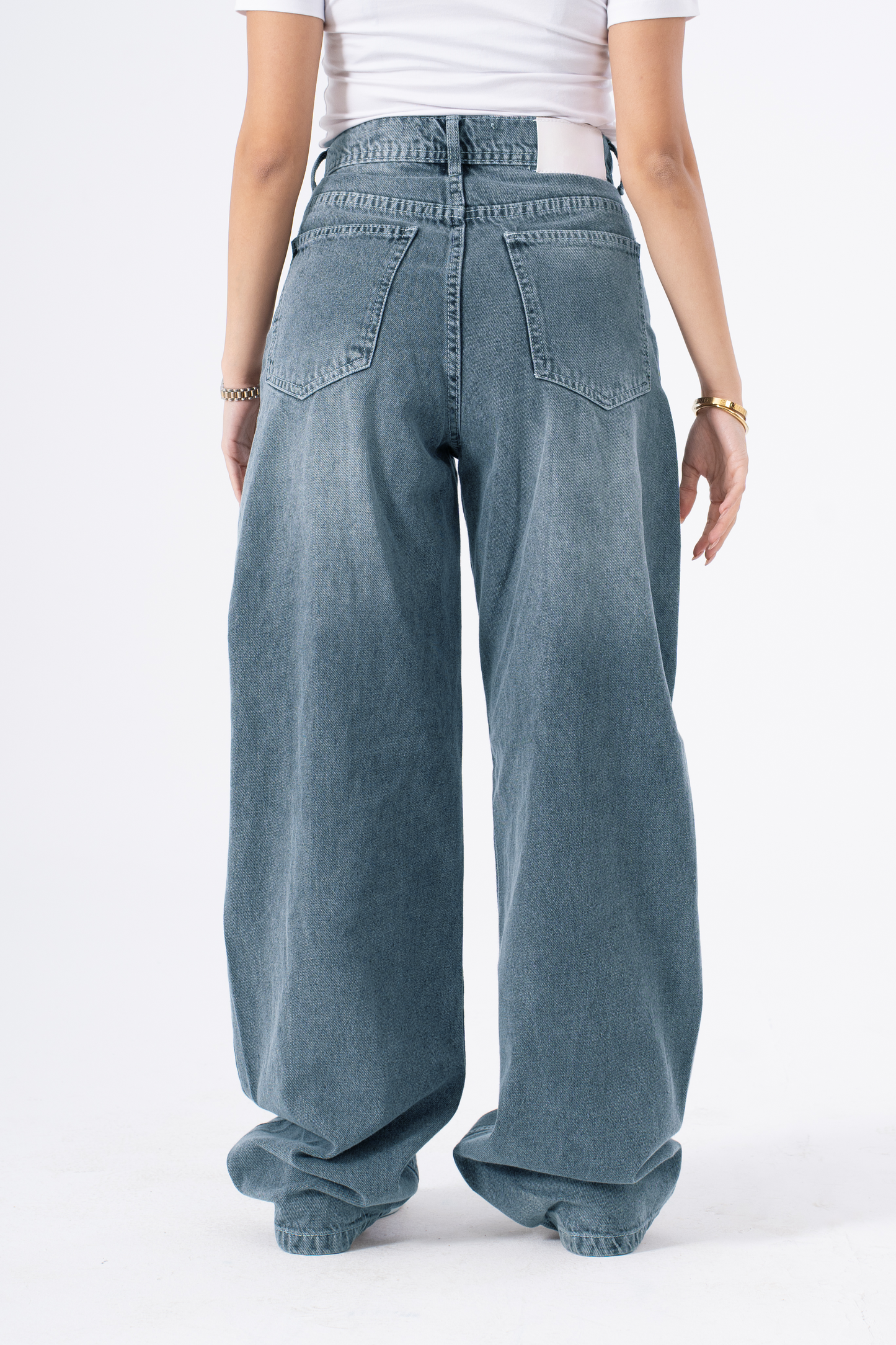 STONEWASH BLUE Baggy Jeans