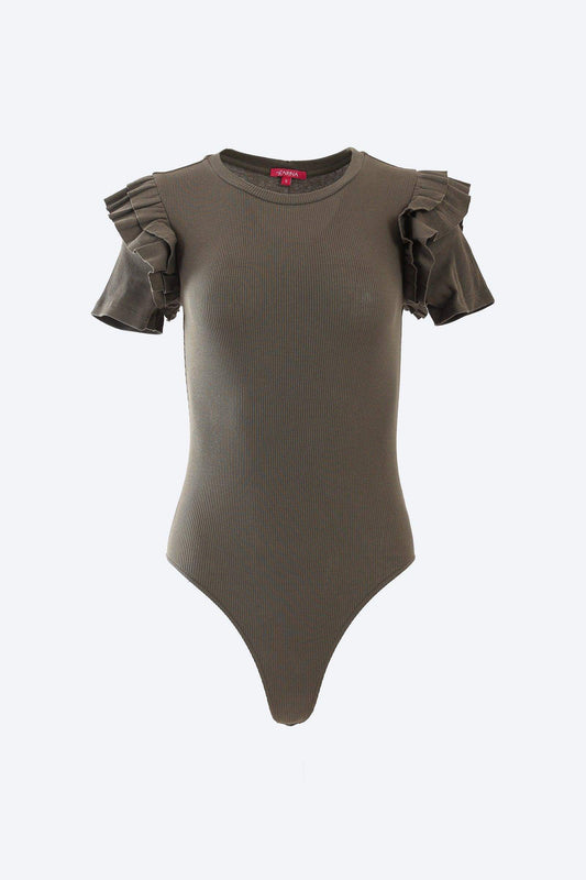 Basic Bodysuit with Ruffles - Carina - ??Ã¢â‚¬â„¢????????ÃƒÂ±??Ã¯Â¿Â½ÃƒÂ¿??Ã†â€™?ÃƒÂ¿????