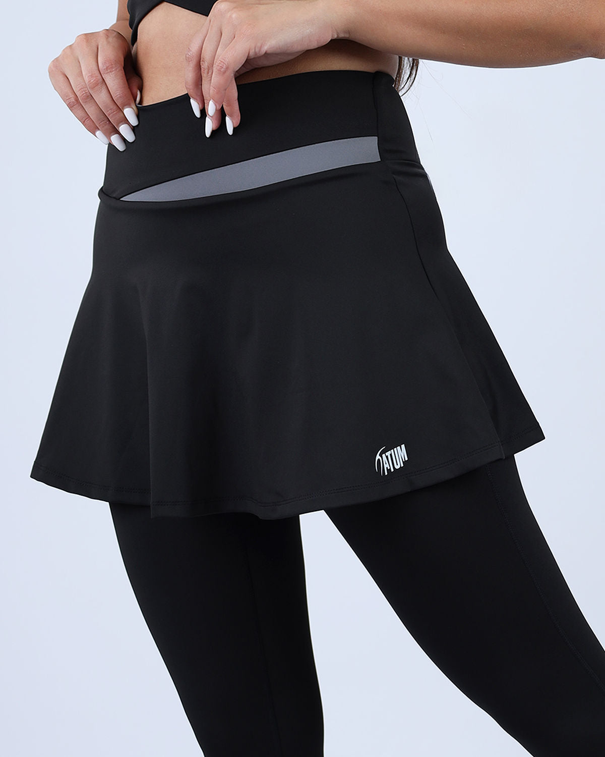 Black Flexi Flair Skirted Leggings