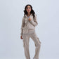 Beige Cargo Lounge Pants