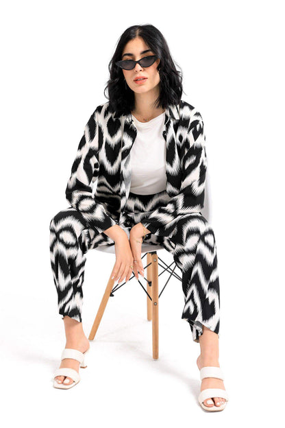 Black & White Patterned Shirt - Carina - ??√É¬¢√¢‚Äö¬¨√¢‚Äû¬¢????????√É∆í√Ç¬±??√É¬Ø√Ç¬ø√Ç¬Ω√É∆í√Ç¬ø??√É‚Ä†√¢‚Ç¨‚Ñ¢?√É∆í√Ç¬ø????