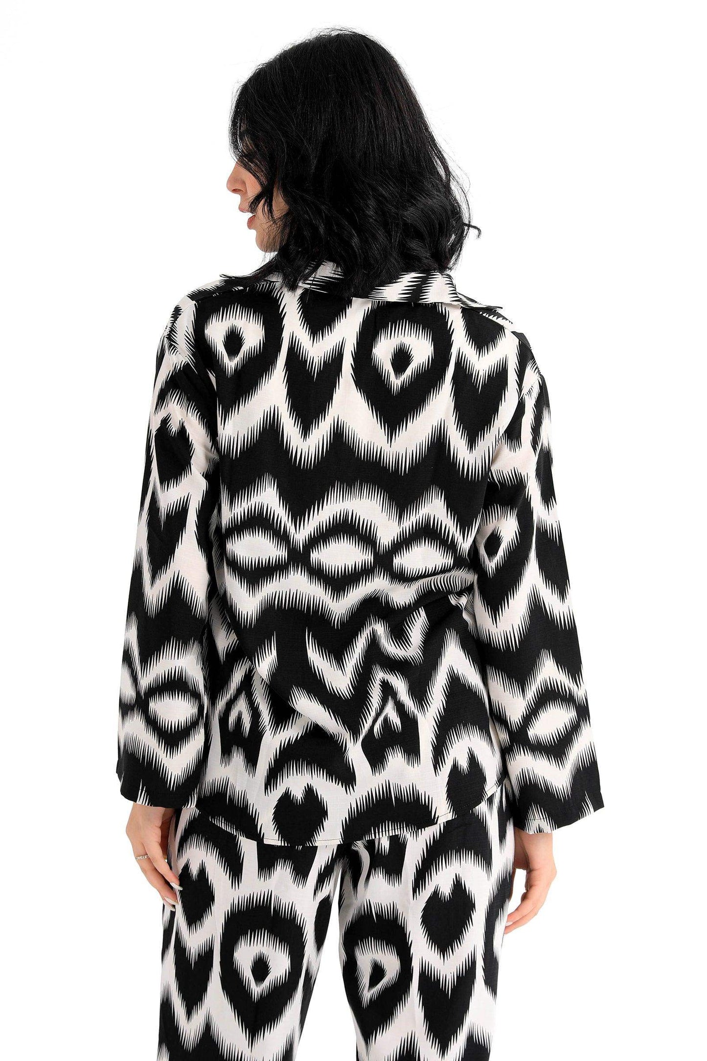 Black & White Patterned Shirt - Carina - ??√É¬¢√¢‚Äö¬¨√¢‚Äû¬¢????????√É∆í√Ç¬±??√É¬Ø√Ç¬ø√Ç¬Ω√É∆í√Ç¬ø??√É‚Ä†√¢‚Ç¨‚Ñ¢?√É∆í√Ç¬ø????