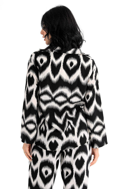 Black & White Patterned Shirt - Carina - ??√É¬¢√¢‚Äö¬¨√¢‚Äû¬¢????????√É∆í√Ç¬±??√É¬Ø√Ç¬ø√Ç¬Ω√É∆í√Ç¬ø??√É‚Ä†√¢‚Ç¨‚Ñ¢?√É∆í√Ç¬ø????