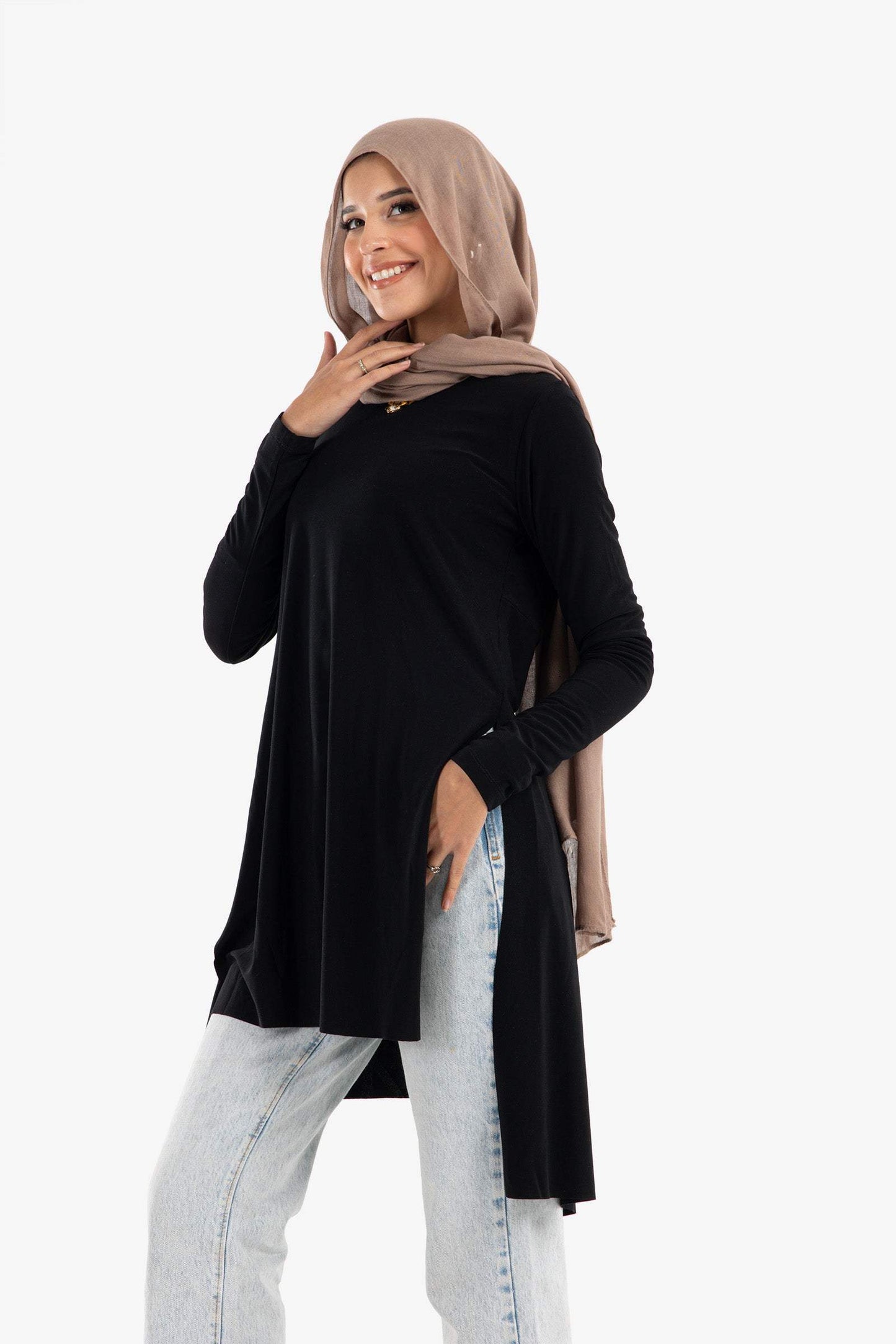 Black Voile Blouse with Slits - Carina - ??√É¬¢√¢‚Äö¬¨√¢‚Äû¬¢????????√É∆í√Ç¬±??√É¬Ø√Ç¬ø√Ç¬Ω√É∆í√Ç¬ø??√É‚Ä†√¢‚Ç¨‚Ñ¢?√É∆í√Ç¬ø????