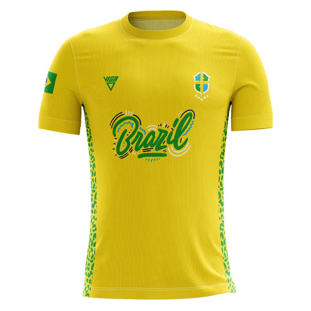 Viga Brazil Jersey T-shirt for Boys