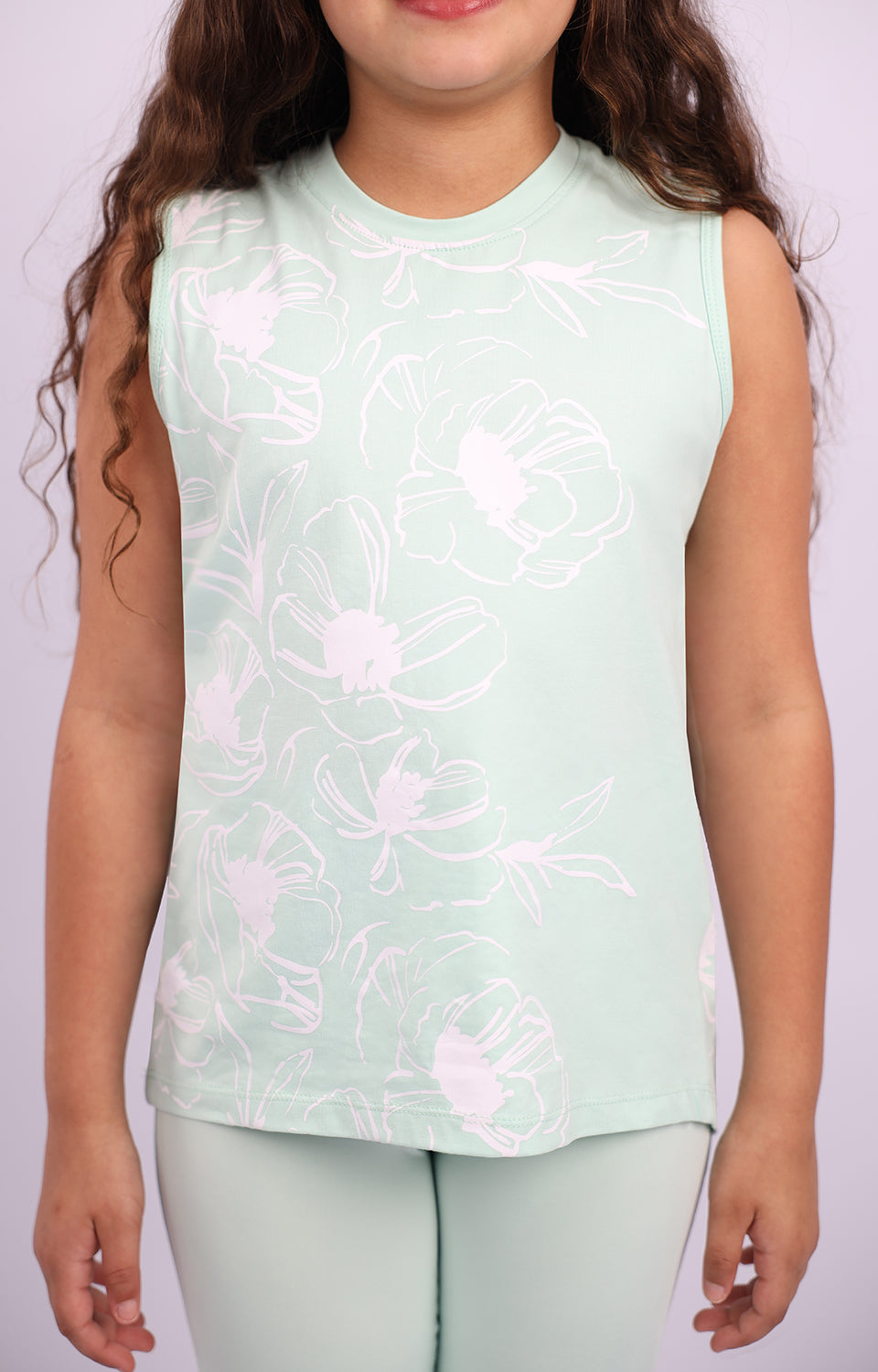 Atum Girl'S Flowery Tank Top