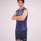 ATUM| Hi-Dri Cut-Off Men's Tank - Navy