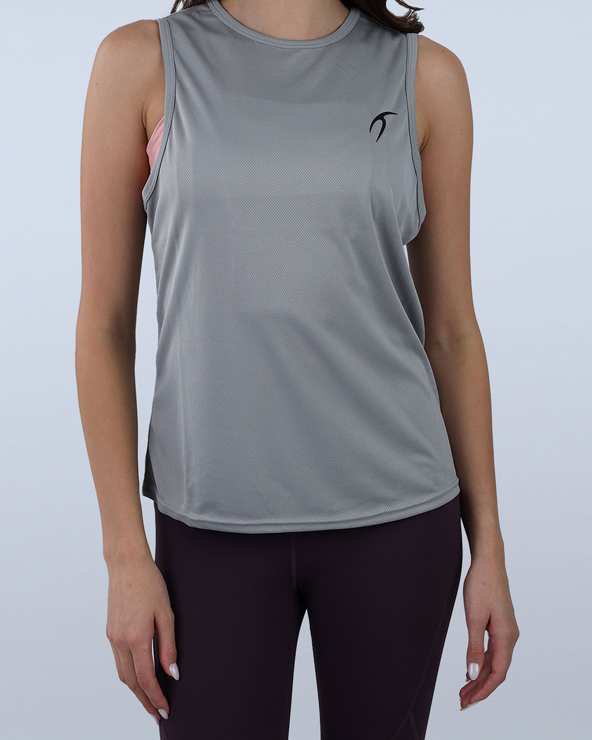 Grey Modal Yoga Tank Top