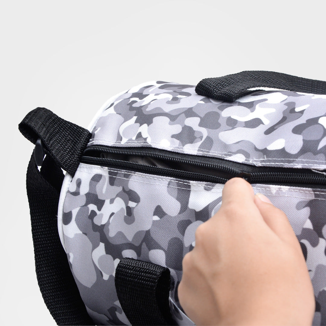 Viga Gray Camouflage Duffle Bag