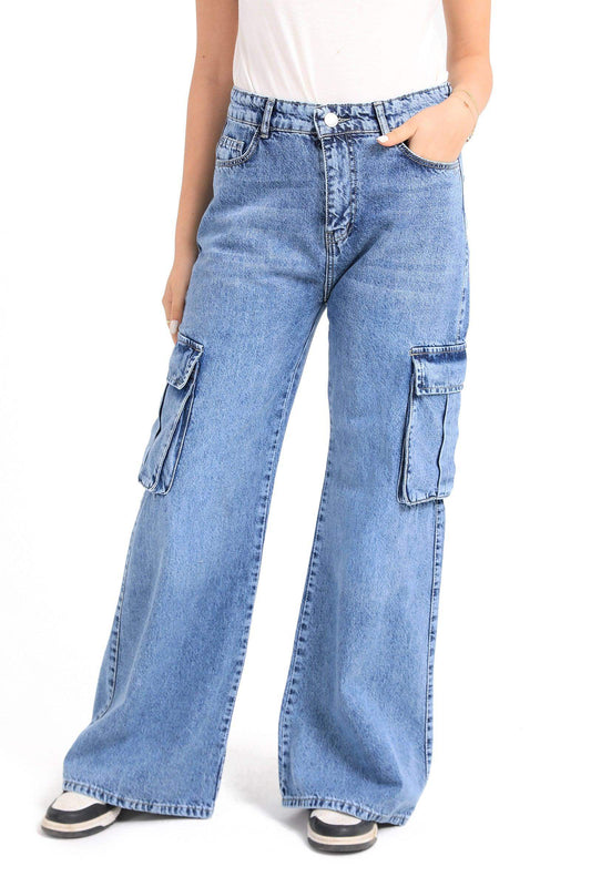 Cargo Jeans with Side Pockets - Carina - ??√É¬¢√¢‚Äö¬¨√¢‚Äû¬¢????????√É∆í√Ç¬±??√É¬Ø√Ç¬ø√Ç¬Ω√É∆í√Ç¬ø??√É‚Ä†√¢‚Ç¨‚Ñ¢?√É∆í√Ç¬ø????