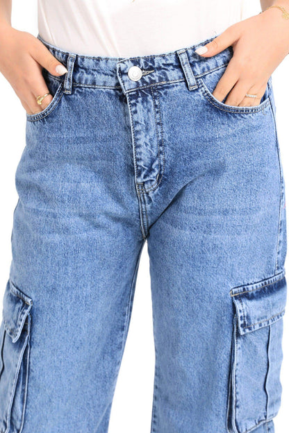 Cargo Jeans with Side Pockets - Carina - ??√É¬¢√¢‚Äö¬¨√¢‚Äû¬¢????????√É∆í√Ç¬±??√É¬Ø√Ç¬ø√Ç¬Ω√É∆í√Ç¬ø??√É‚Ä†√¢‚Ç¨‚Ñ¢?√É∆í√Ç¬ø????