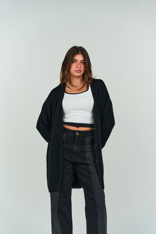 Trico Dropped Shoulder Cardigan