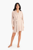 Carina Shawl Collar Short Robe