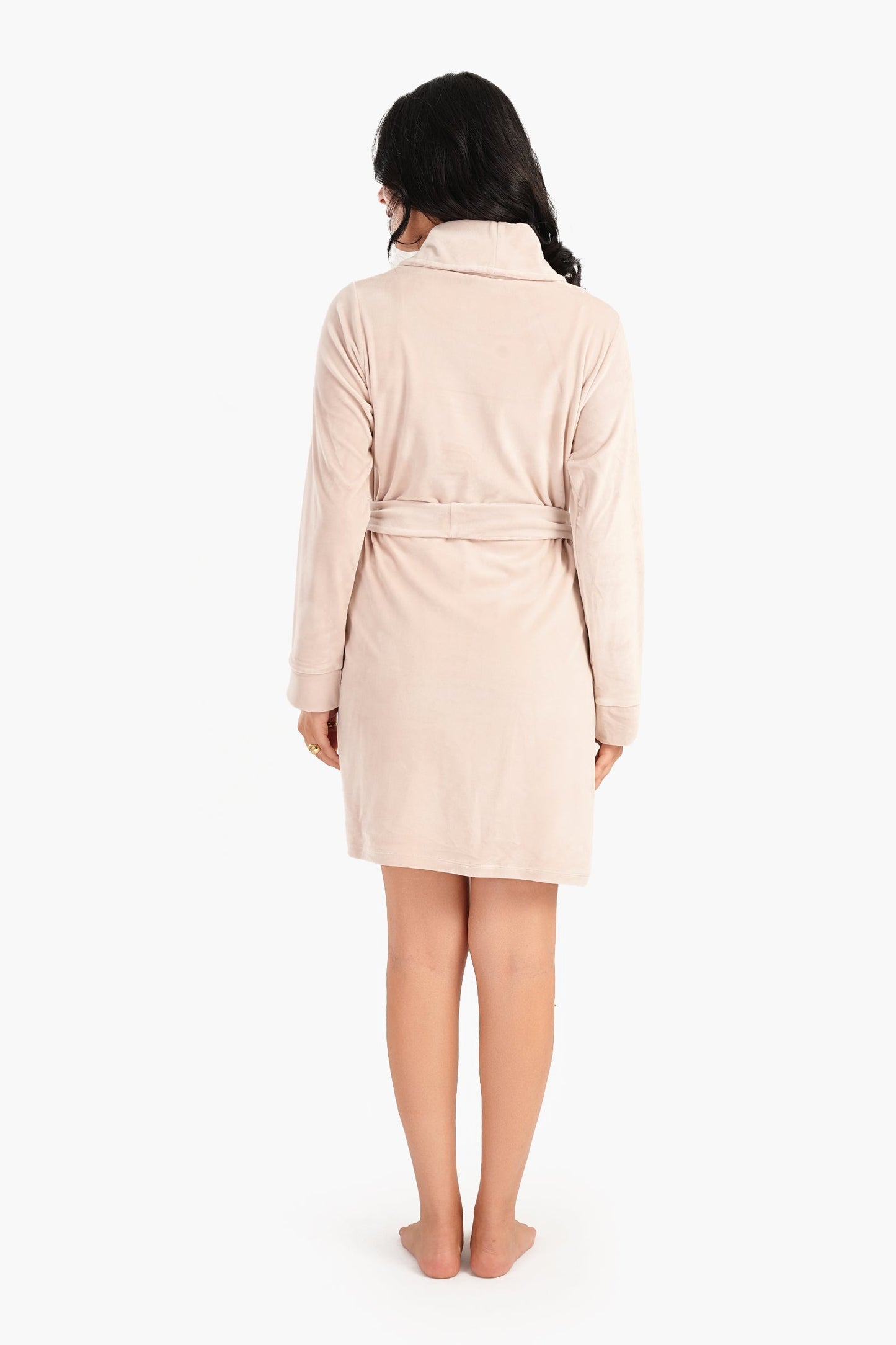 Carina Shawl Collar Short Robe