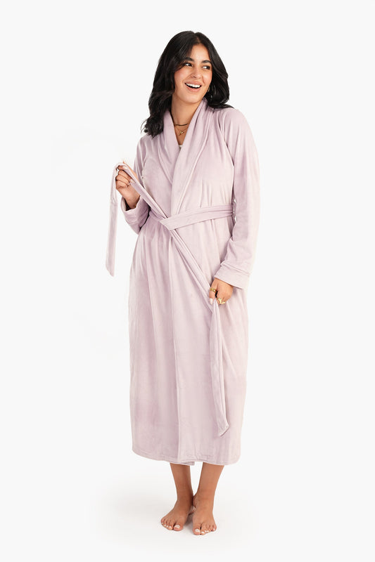 Carina Velvet Shawl Collar Robe