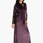 Carina Velvet & Lace Maxi Nightgown