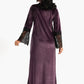 Carina Velvet & Lace Maxi Nightgown