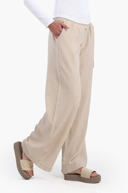 بنطلون مريح بنقش ذاتي