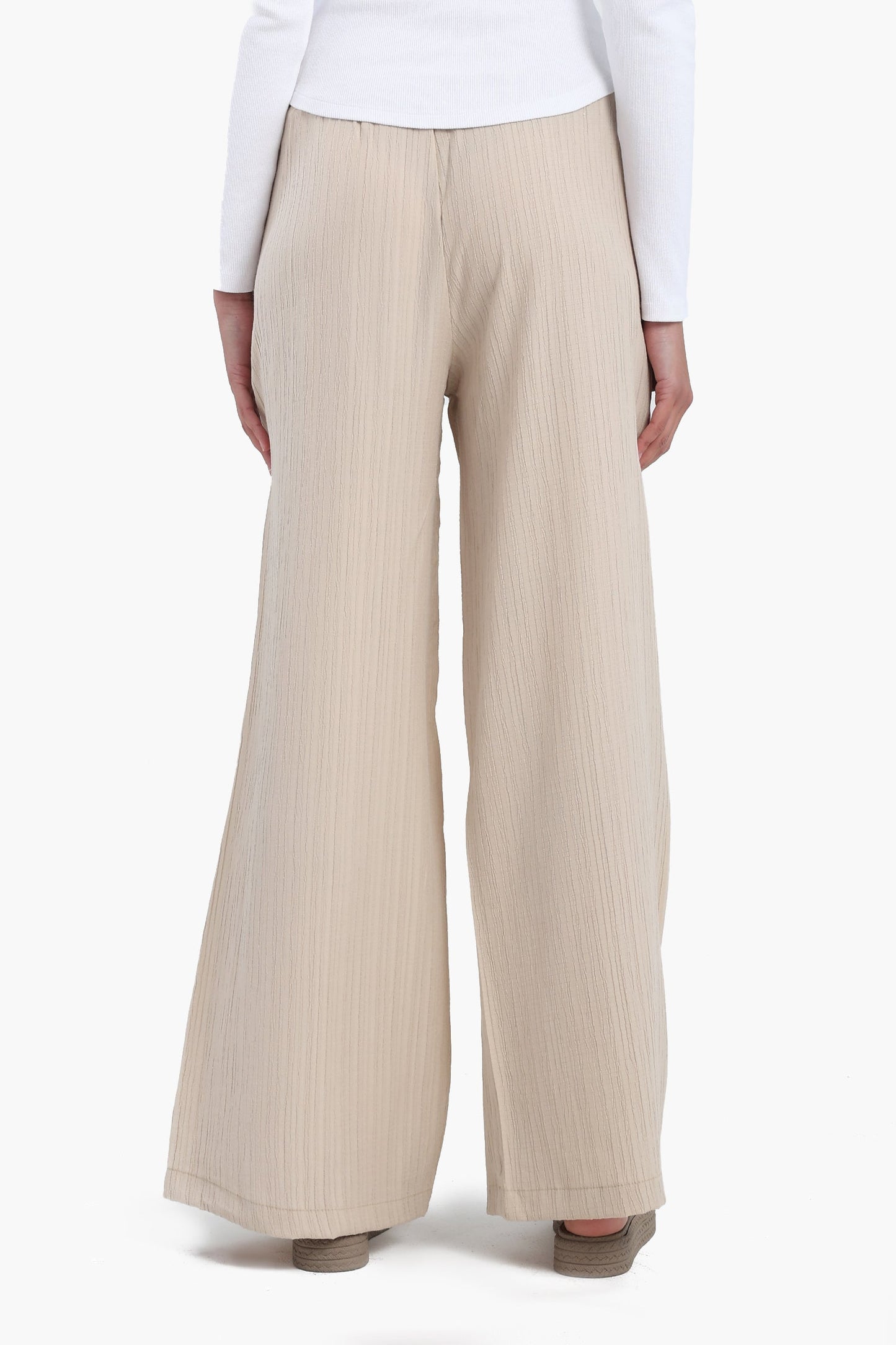 بنطلون مريح بنقش ذاتي