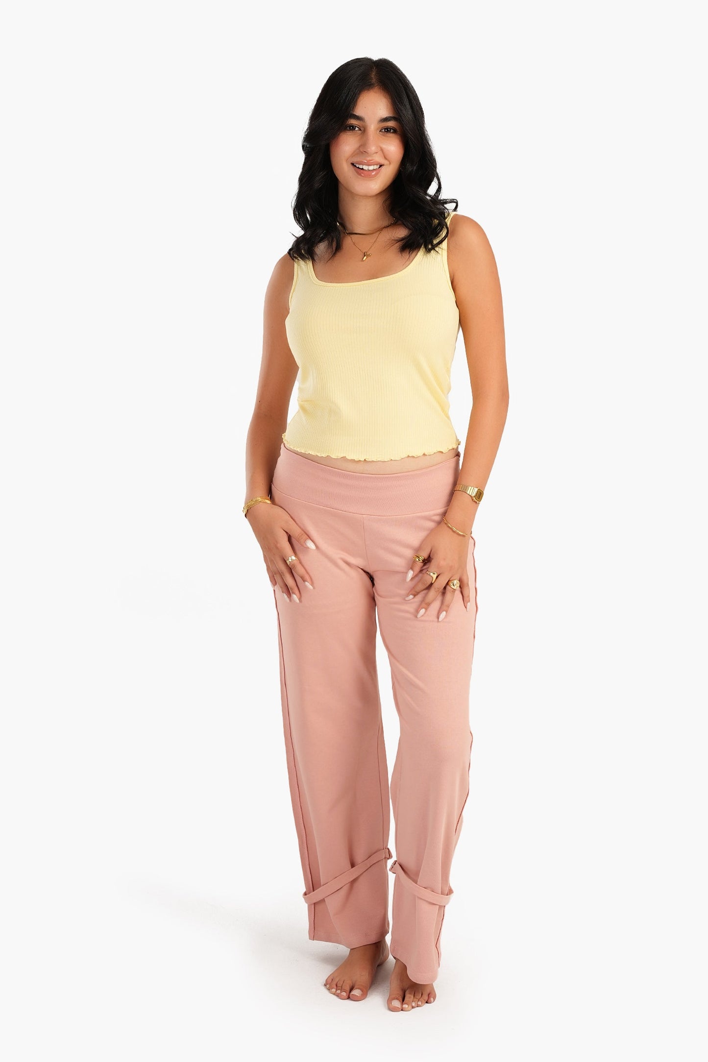 Pyjama Pants with Wide Waist