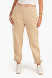 Beige Melton Sweatpants