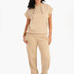 Beige Melton Sweatpants