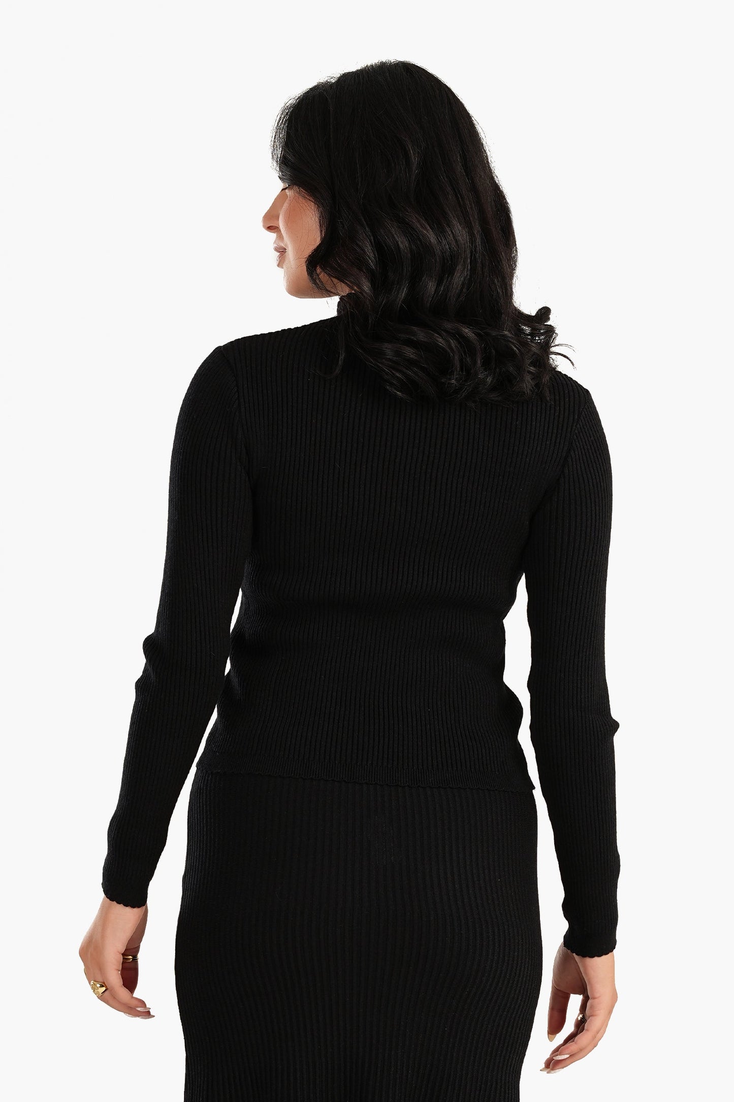 Carina Cut-out Ribbed Top