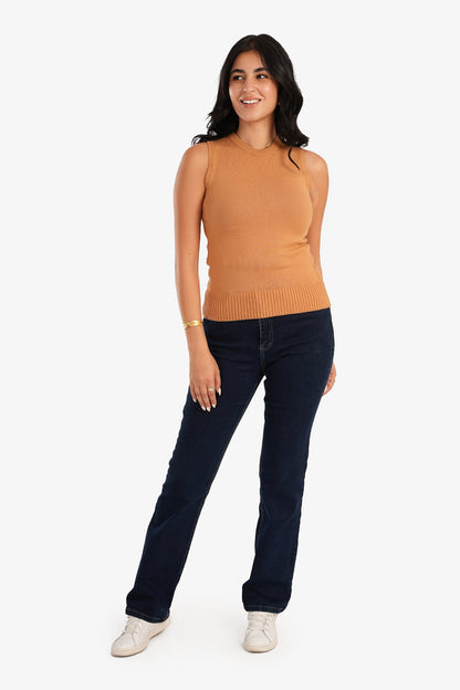 بنطال جينز قطني أزرق