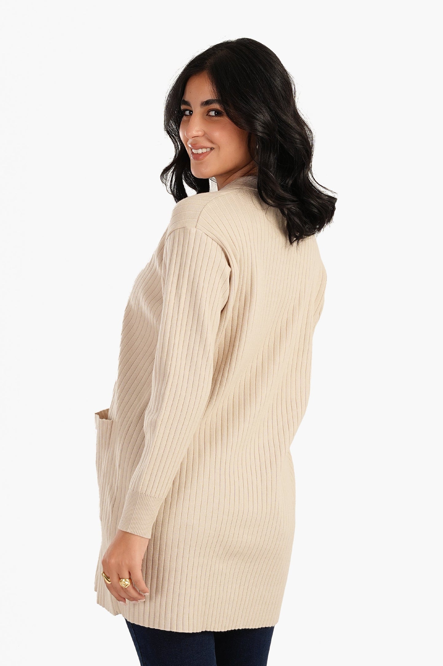 Carina Button Front Knitted Cardigan