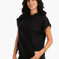 Carina Lounge Hoodie with Cap Sleeves