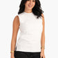 Basic Crew Neck Sleeveless Top