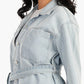 Carina Denim Jacket with Belt