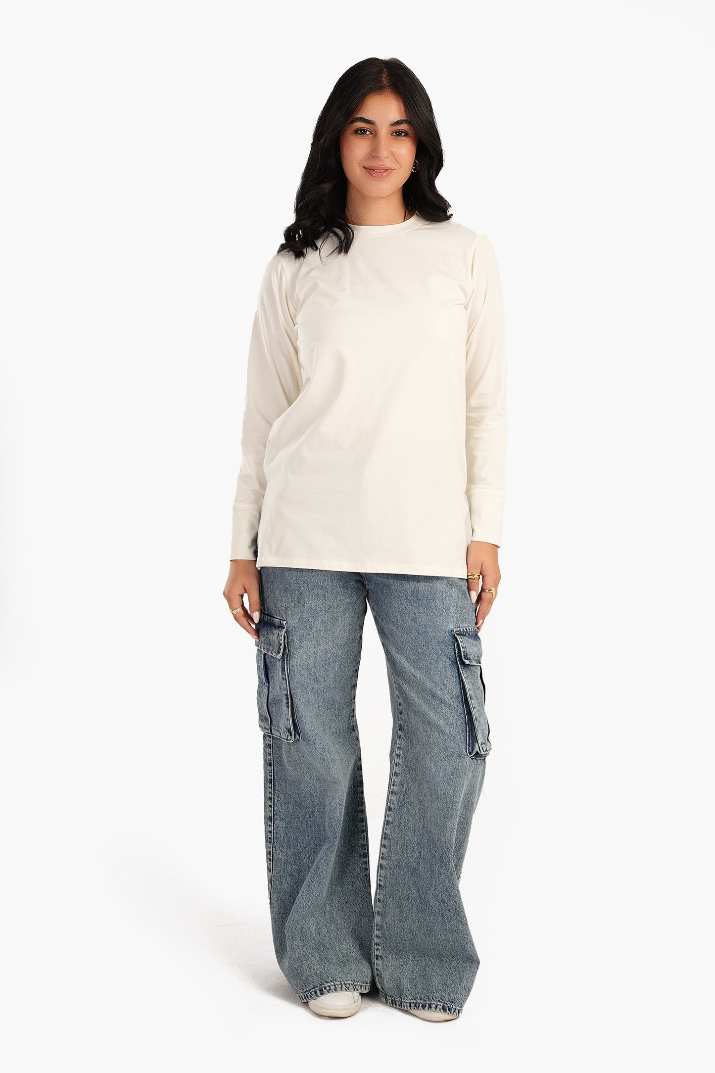 Carina Long Sleeves Basic T-Shirt