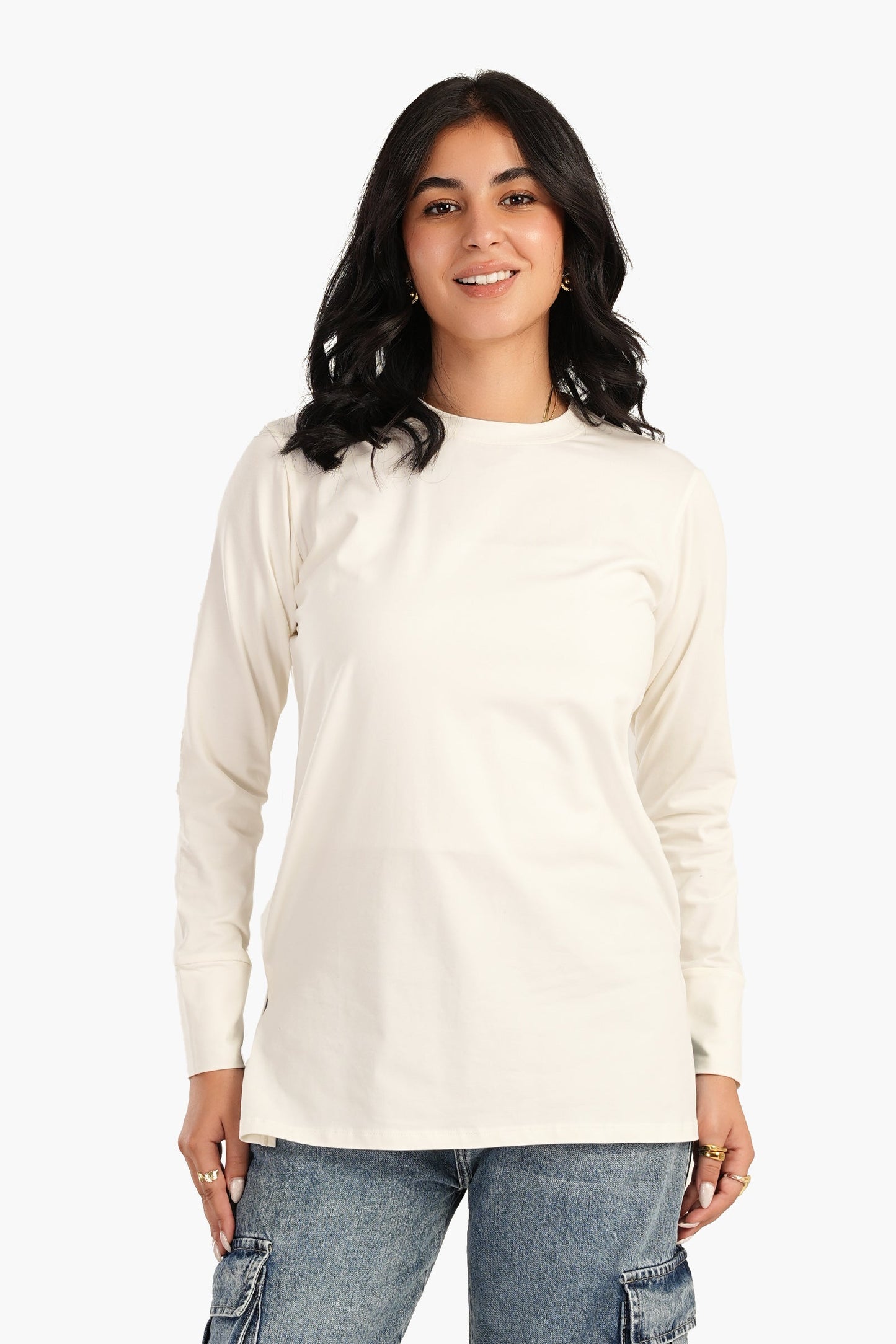 Carina Long Sleeves Basic T-Shirt