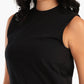 Basic Crew Neck Sleeveless Top