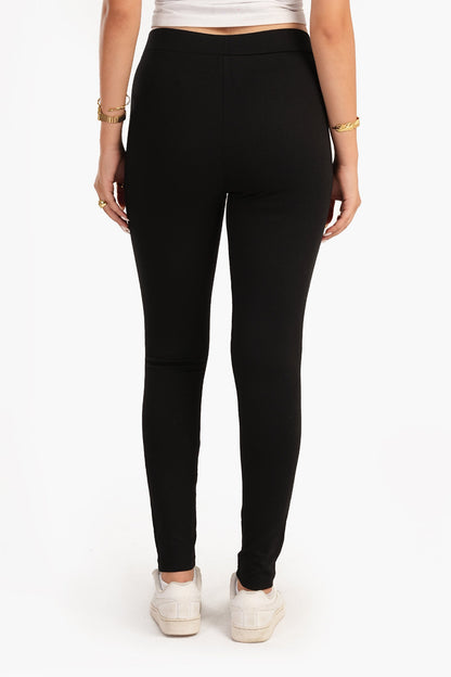 بنطال جيرسي أسود