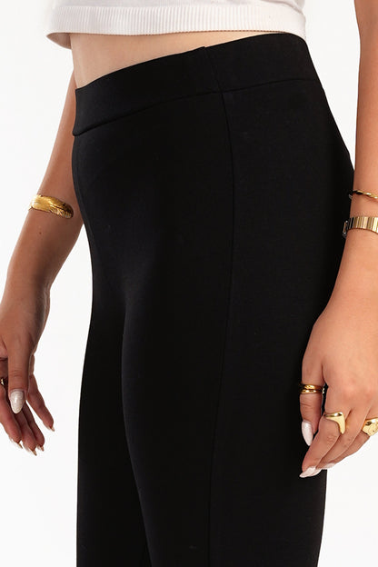 بنطال جيرسي أسود