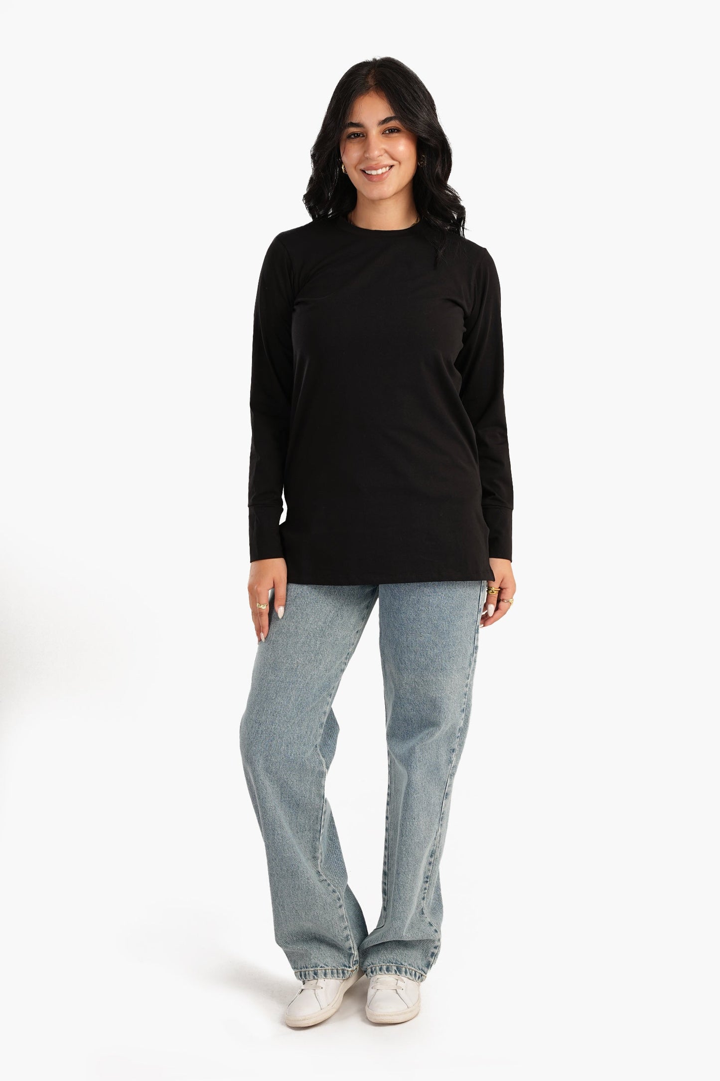 Carina Long Sleeves Basic T-Shirt