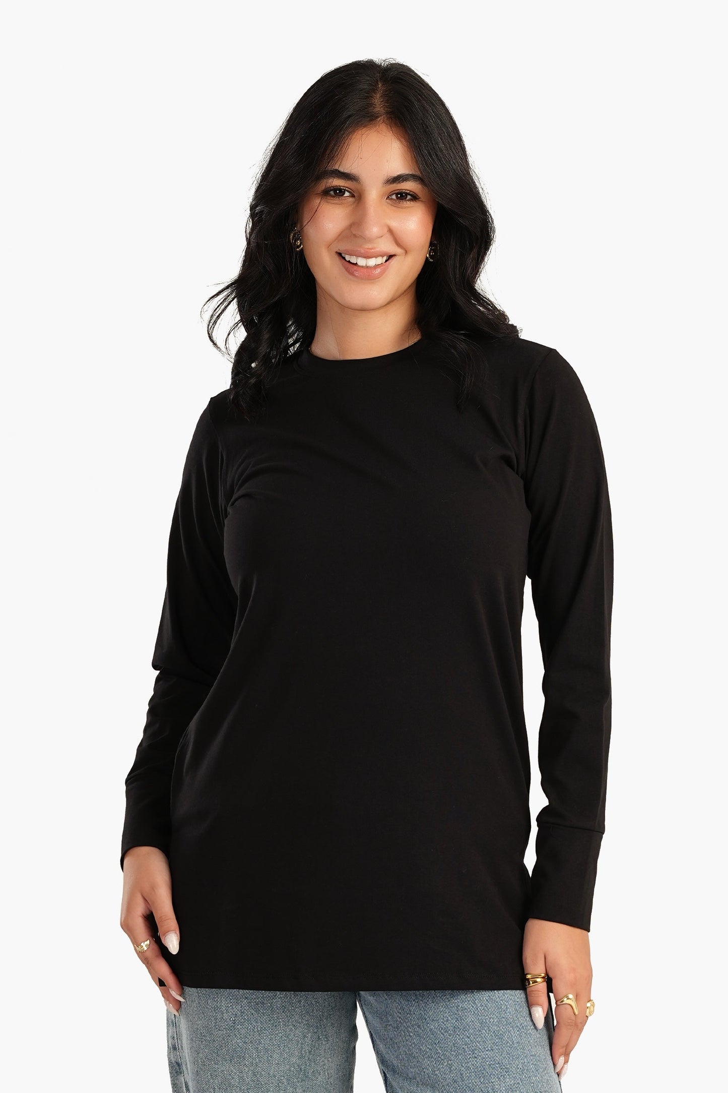 Carina Long Sleeves Basic T-Shirt