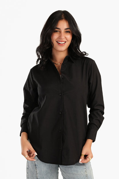 Basic Shirt with Round Hem