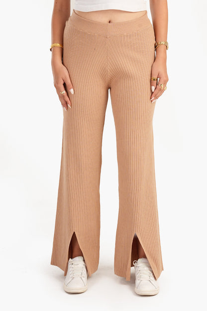 Carina Lounge Pants with Front Slits