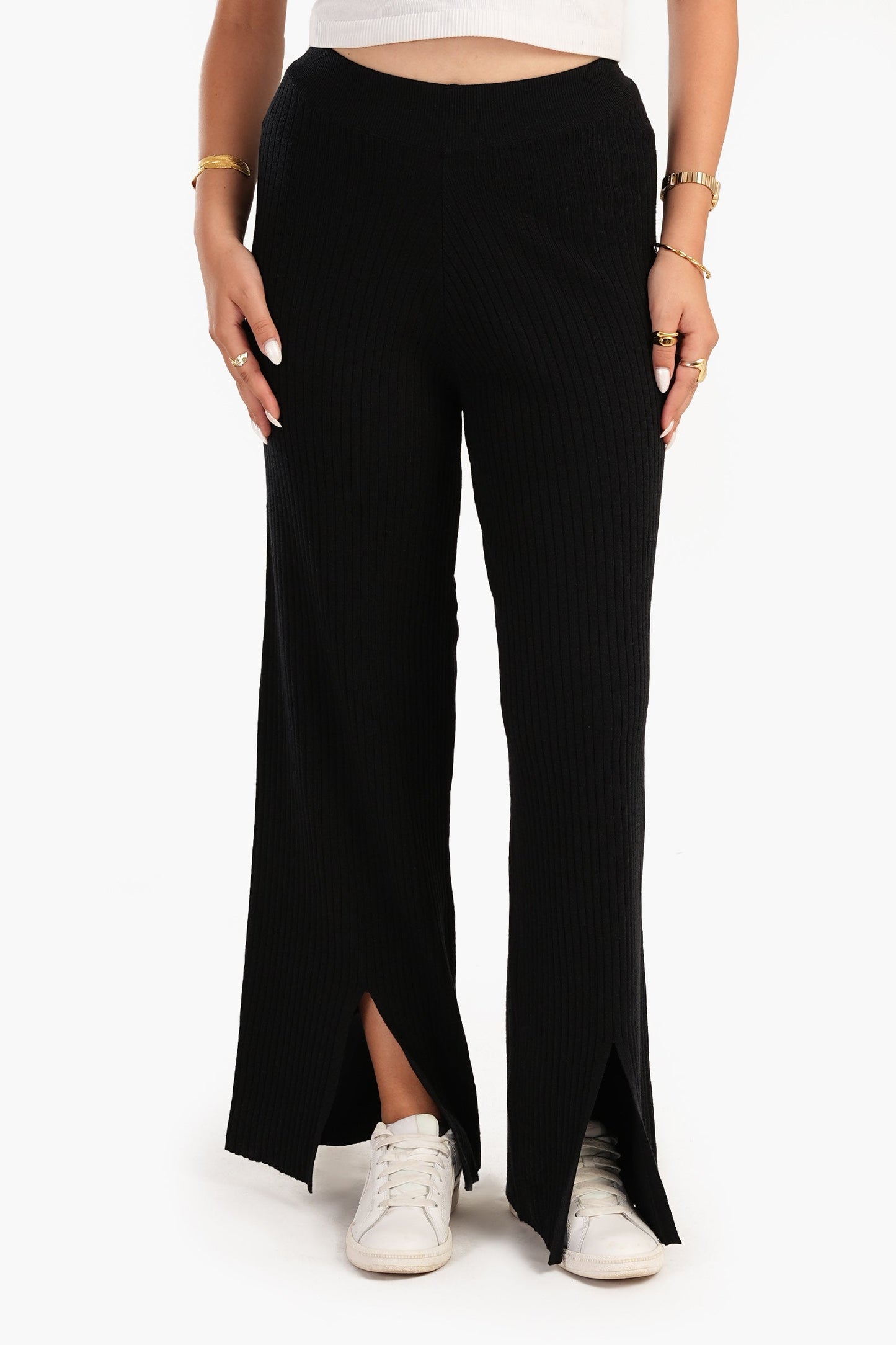 Carina Lounge Pants with Front Slits