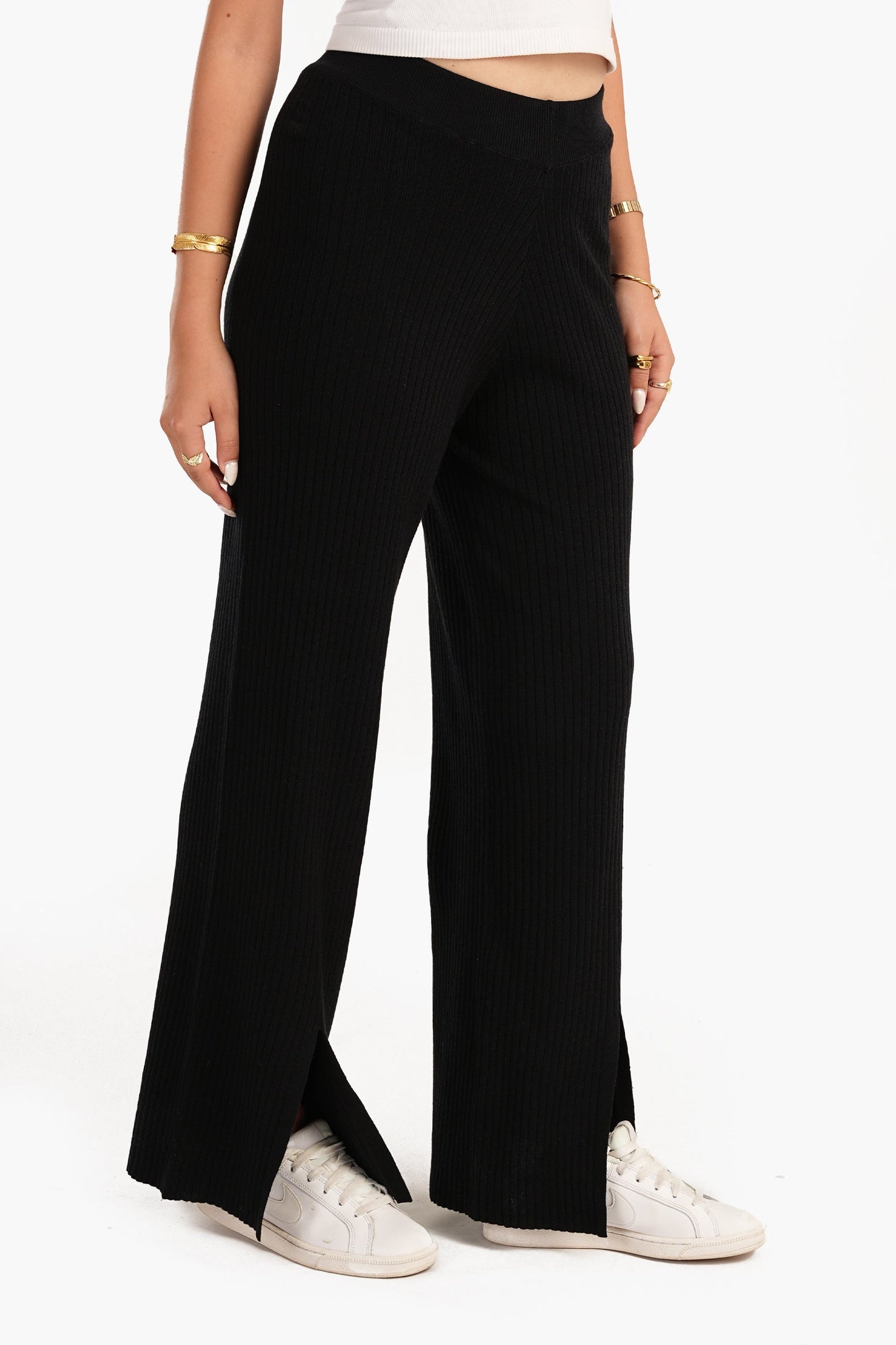 Carina Lounge Pants with Front Slits